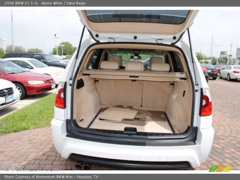 Alpine White / Sand Beige 2006 BMW X3 3.0i