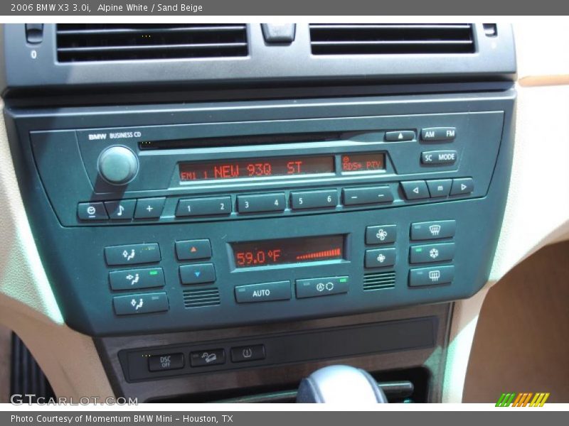 Alpine White / Sand Beige 2006 BMW X3 3.0i
