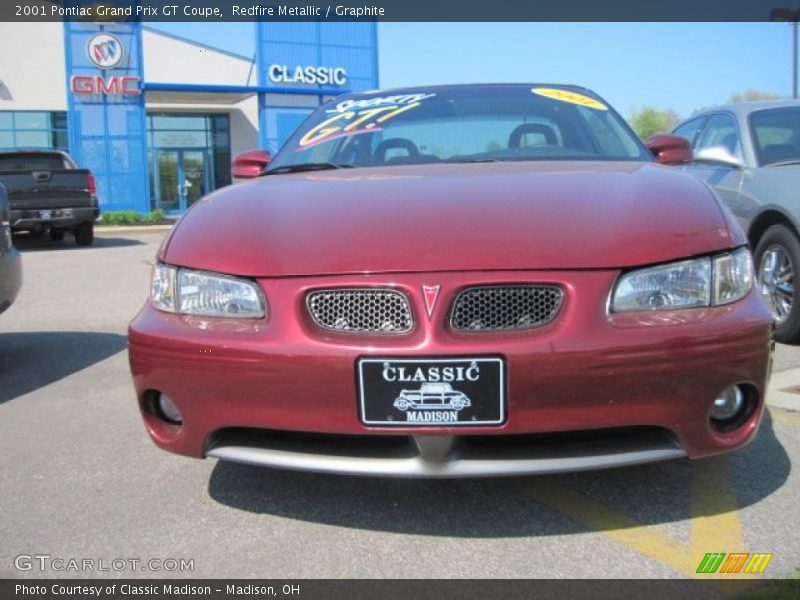 Redfire Metallic / Graphite 2001 Pontiac Grand Prix GT Coupe