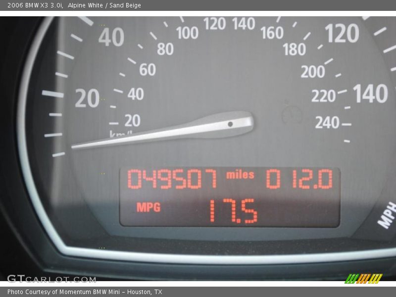 Alpine White / Sand Beige 2006 BMW X3 3.0i