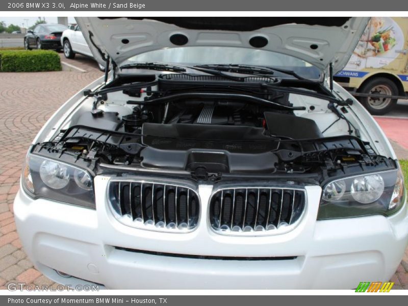 Alpine White / Sand Beige 2006 BMW X3 3.0i