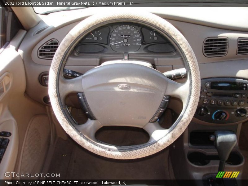 Mineral Gray Metallic / Medium Prairie Tan 2002 Ford Escort SE Sedan