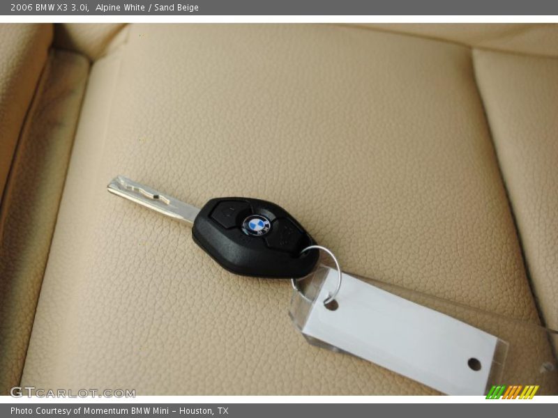 Alpine White / Sand Beige 2006 BMW X3 3.0i