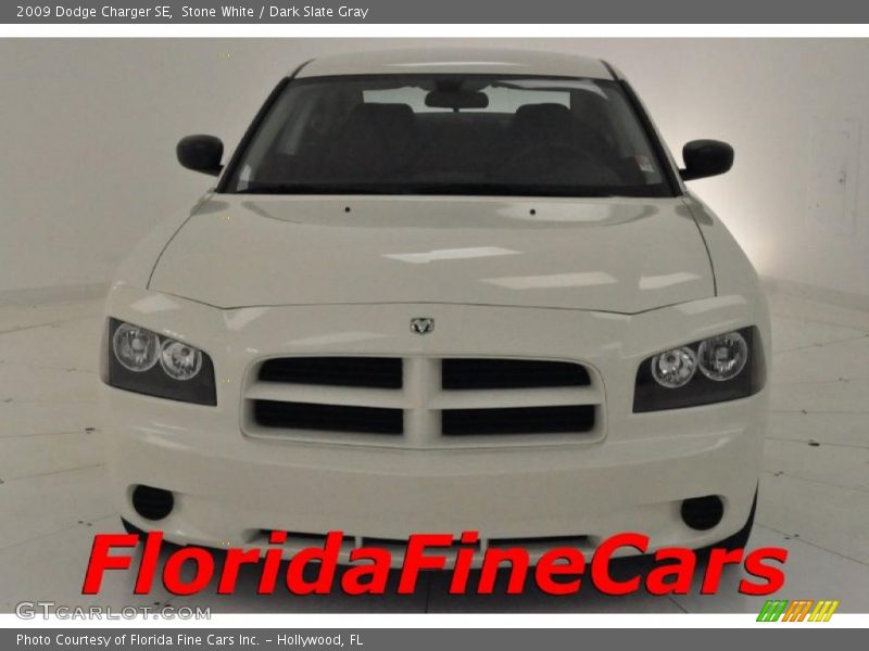 Stone White / Dark Slate Gray 2009 Dodge Charger SE