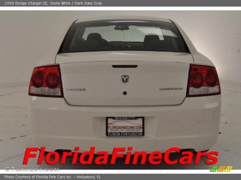 Stone White / Dark Slate Gray 2009 Dodge Charger SE