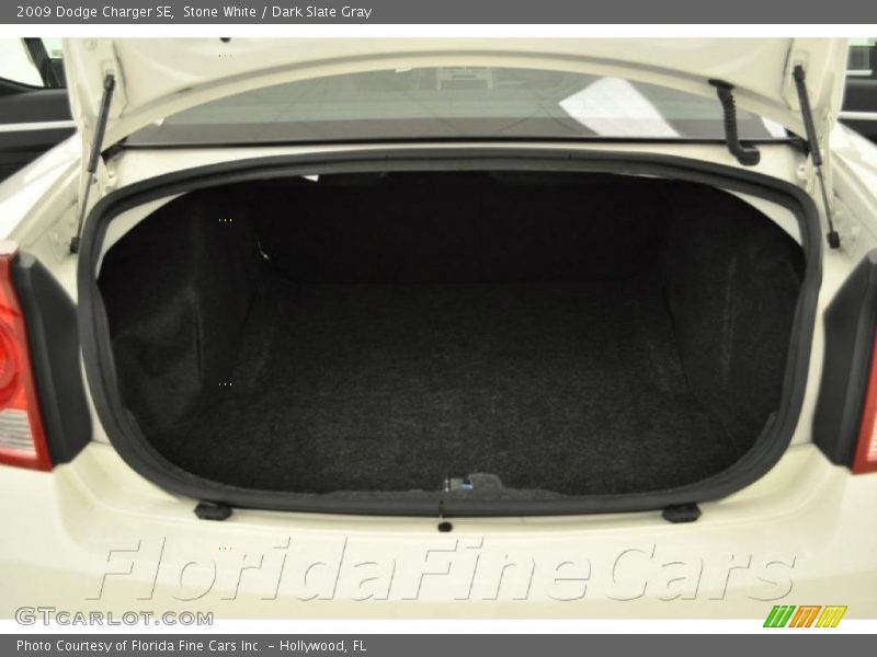 Stone White / Dark Slate Gray 2009 Dodge Charger SE