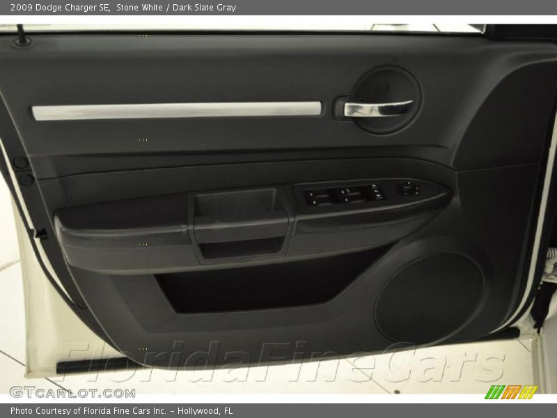 Stone White / Dark Slate Gray 2009 Dodge Charger SE