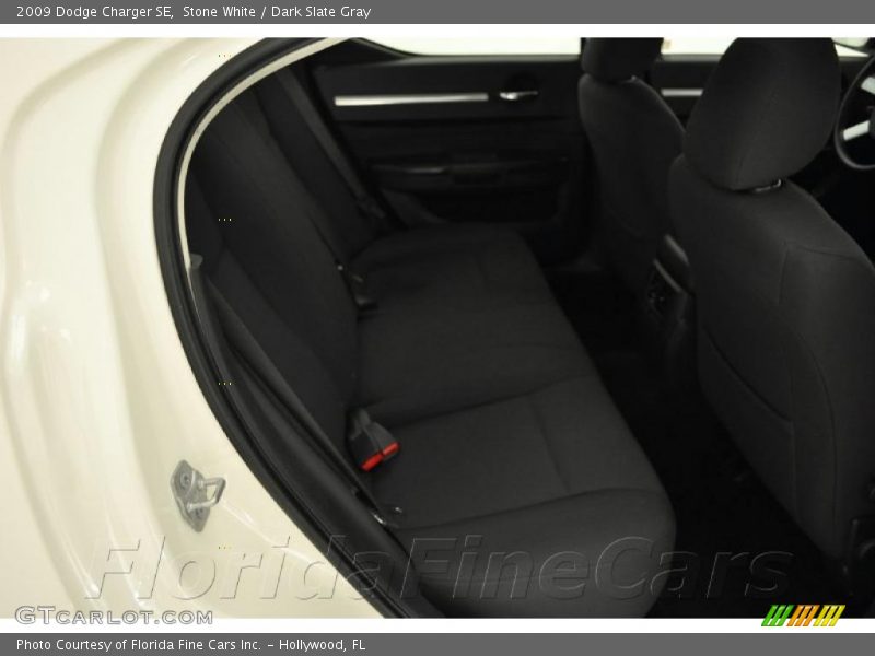 Stone White / Dark Slate Gray 2009 Dodge Charger SE