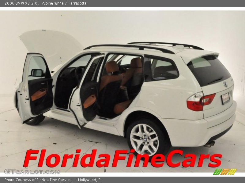 Alpine White / Terracotta 2006 BMW X3 3.0i