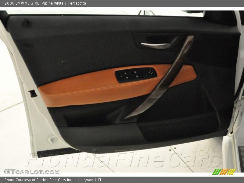 Alpine White / Terracotta 2006 BMW X3 3.0i