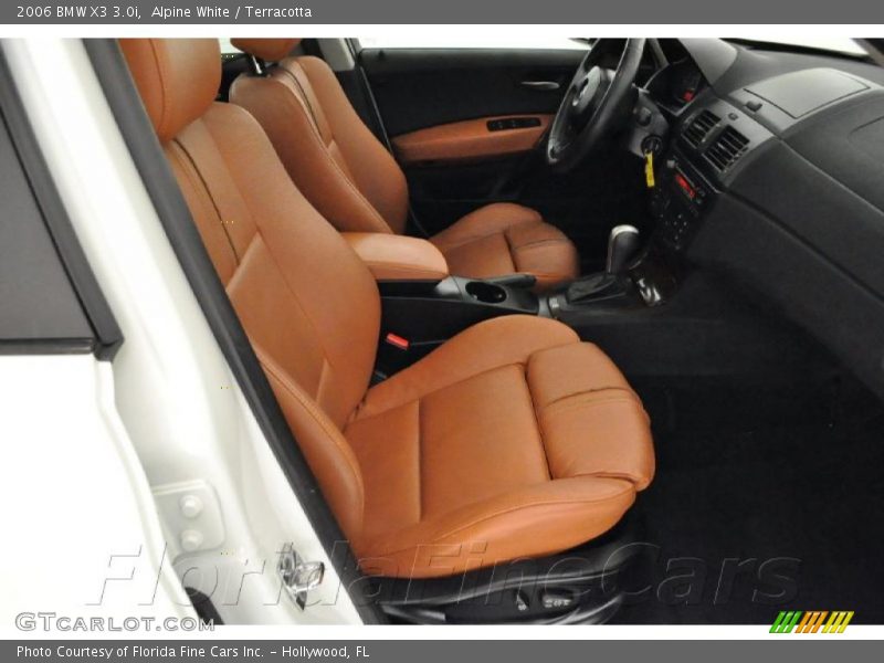 Alpine White / Terracotta 2006 BMW X3 3.0i