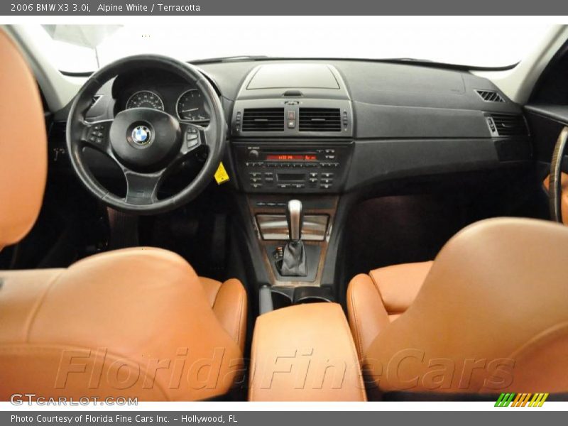 Alpine White / Terracotta 2006 BMW X3 3.0i