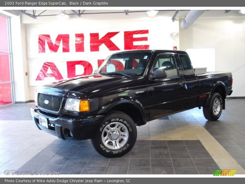 Black / Dark Graphite 2003 Ford Ranger Edge SuperCab