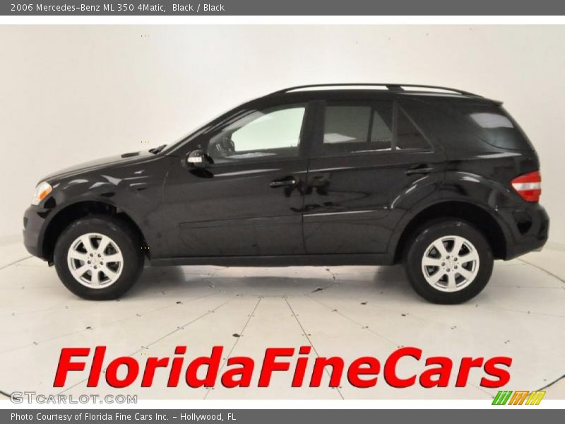 Black / Black 2006 Mercedes-Benz ML 350 4Matic