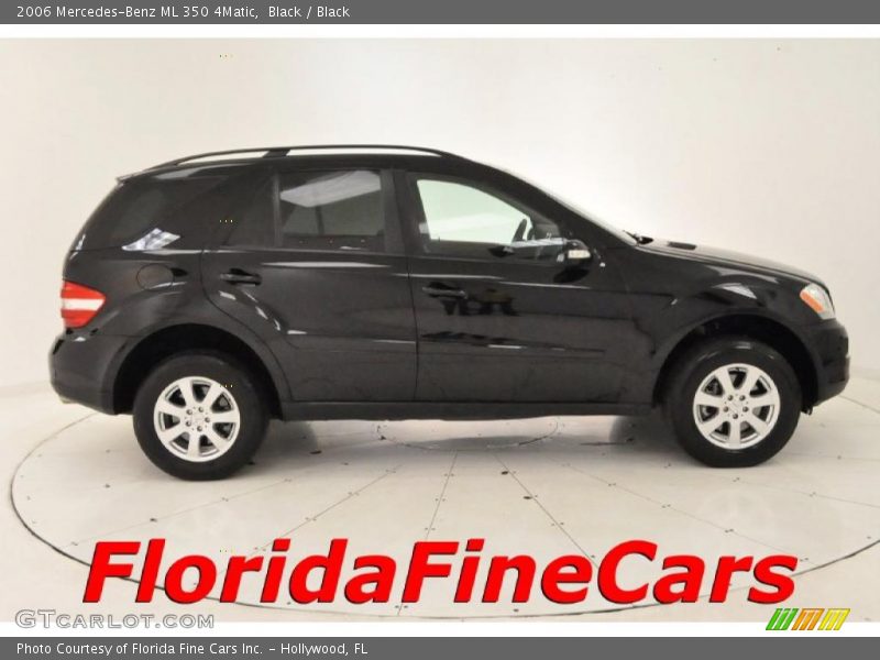 Black / Black 2006 Mercedes-Benz ML 350 4Matic