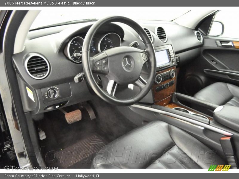 Black / Black 2006 Mercedes-Benz ML 350 4Matic