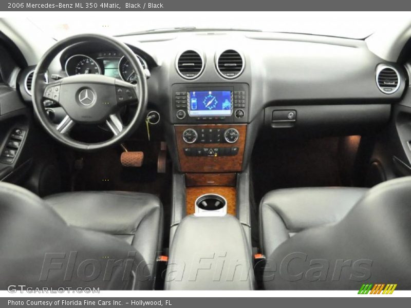 Black / Black 2006 Mercedes-Benz ML 350 4Matic