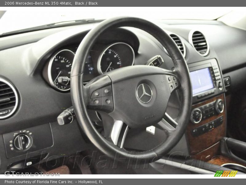 Black / Black 2006 Mercedes-Benz ML 350 4Matic