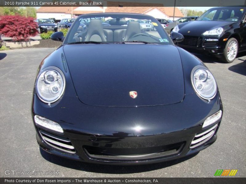 Black / Black 2010 Porsche 911 Carrera 4S Cabriolet