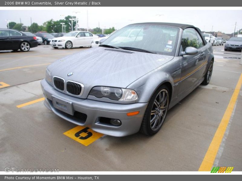 Silver Grey Metallic / Black 2006 BMW M3 Convertible