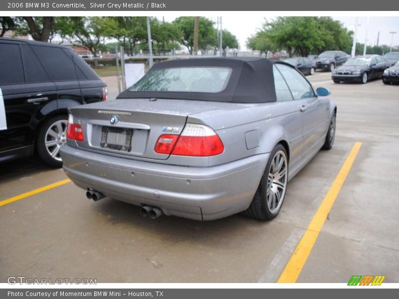 Silver Grey Metallic / Black 2006 BMW M3 Convertible