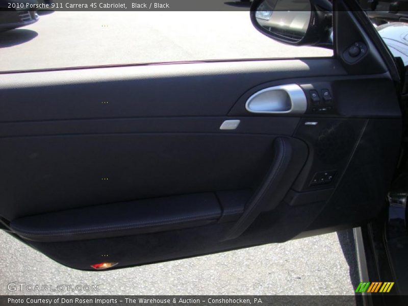 Black / Black 2010 Porsche 911 Carrera 4S Cabriolet