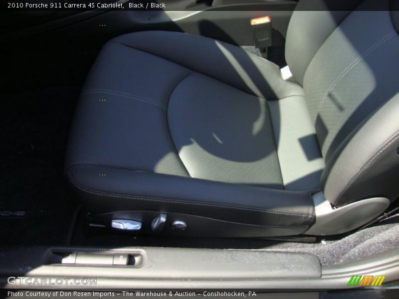 Black / Black 2010 Porsche 911 Carrera 4S Cabriolet