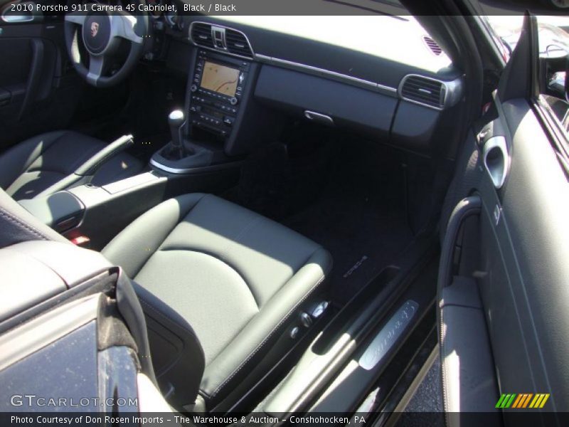 Black / Black 2010 Porsche 911 Carrera 4S Cabriolet