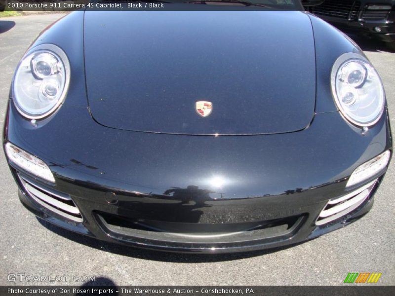 Black / Black 2010 Porsche 911 Carrera 4S Cabriolet