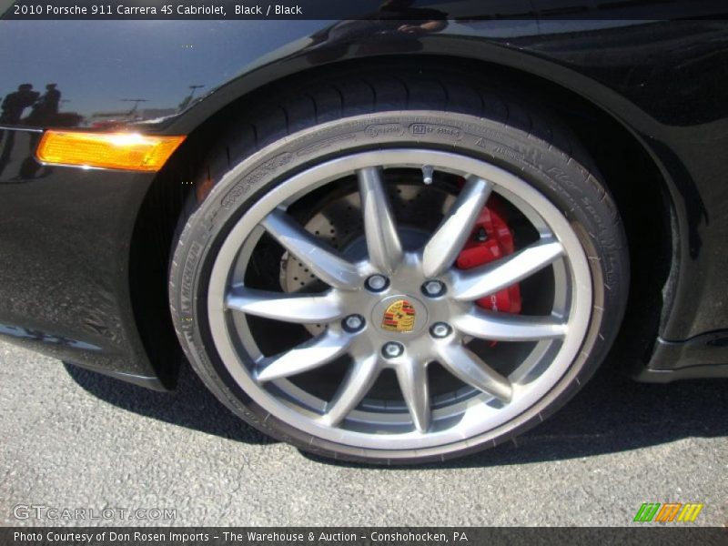Black / Black 2010 Porsche 911 Carrera 4S Cabriolet