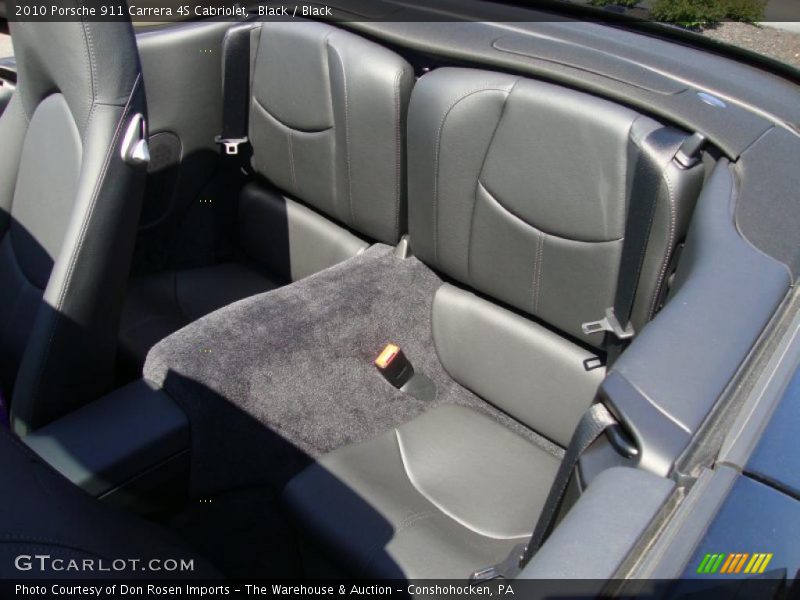 Black / Black 2010 Porsche 911 Carrera 4S Cabriolet