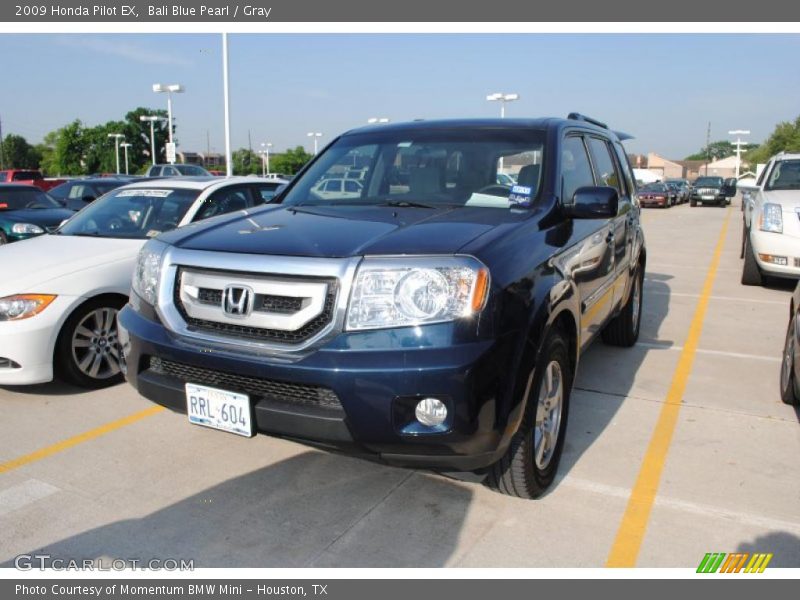 Bali Blue Pearl / Gray 2009 Honda Pilot EX