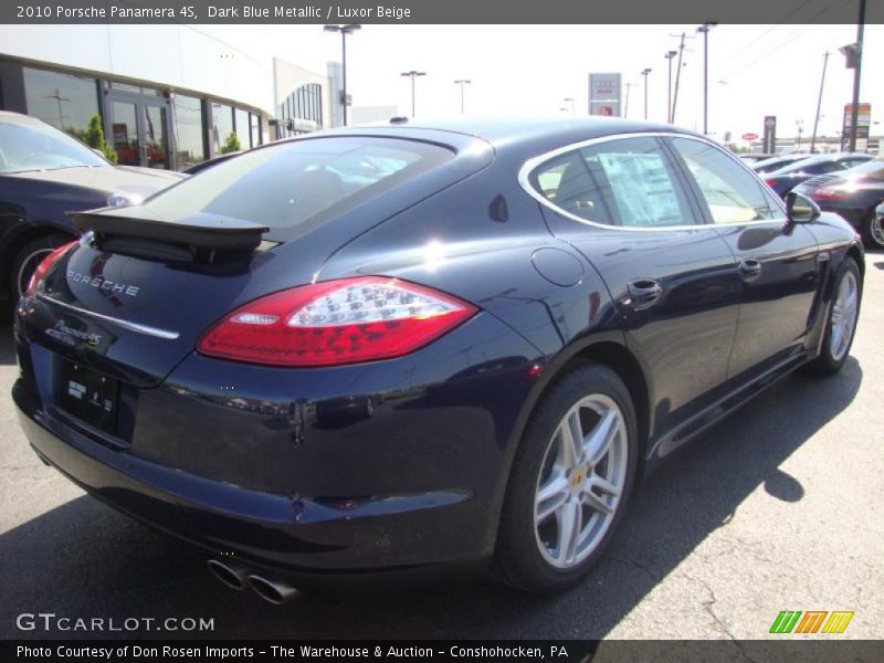 Dark Blue Metallic / Luxor Beige 2010 Porsche Panamera 4S