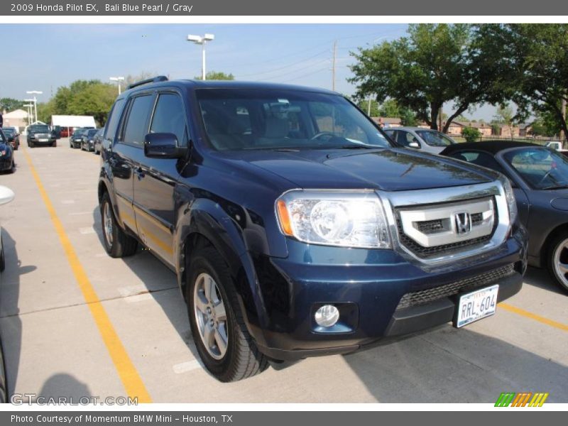 Bali Blue Pearl / Gray 2009 Honda Pilot EX