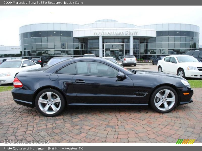Black / Stone 2009 Mercedes-Benz SL 550 Roadster
