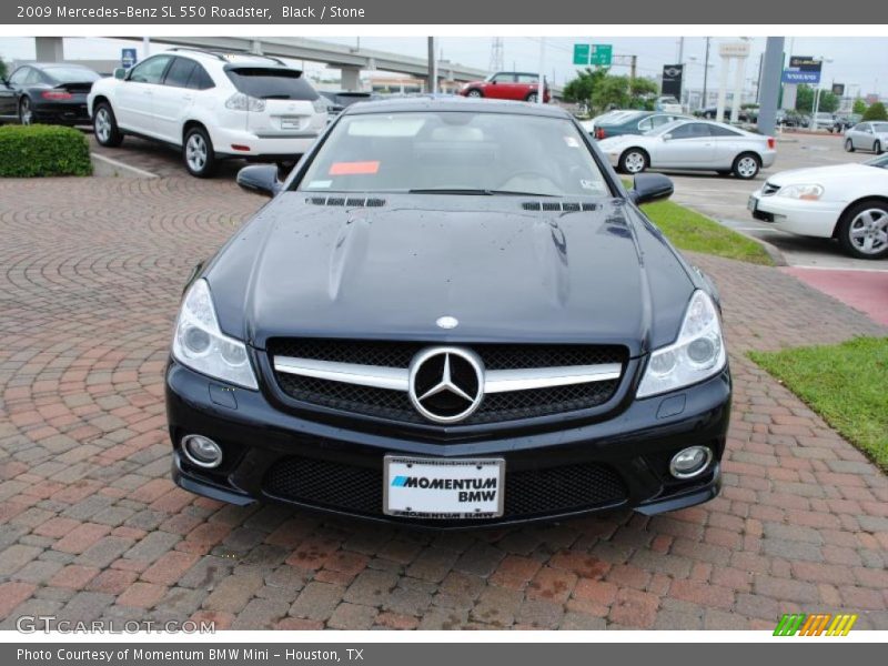 Black / Stone 2009 Mercedes-Benz SL 550 Roadster