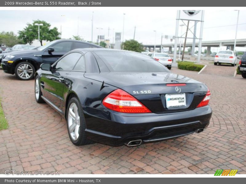 Black / Stone 2009 Mercedes-Benz SL 550 Roadster