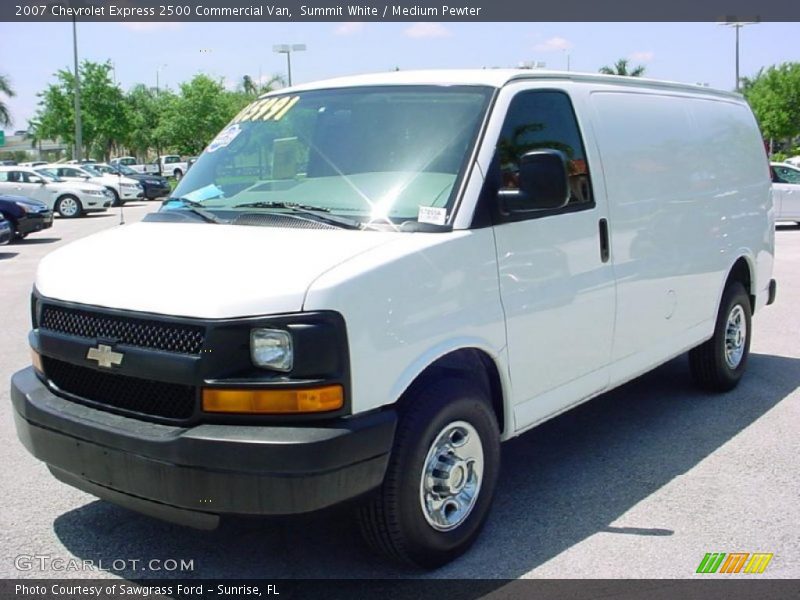 Summit White / Medium Pewter 2007 Chevrolet Express 2500 Commercial Van