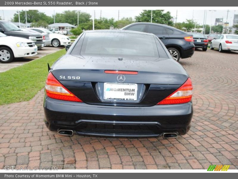 Black / Stone 2009 Mercedes-Benz SL 550 Roadster