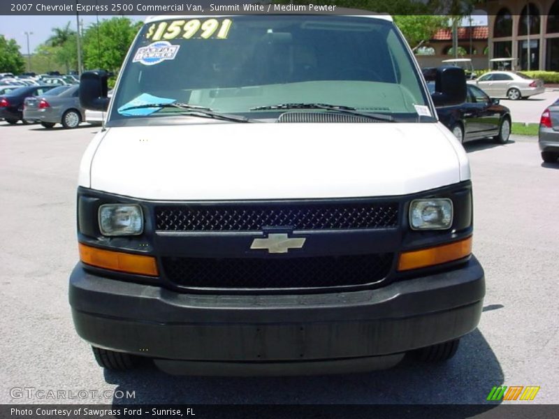 Summit White / Medium Pewter 2007 Chevrolet Express 2500 Commercial Van