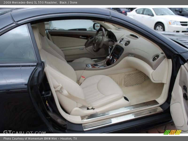 Black / Stone 2009 Mercedes-Benz SL 550 Roadster