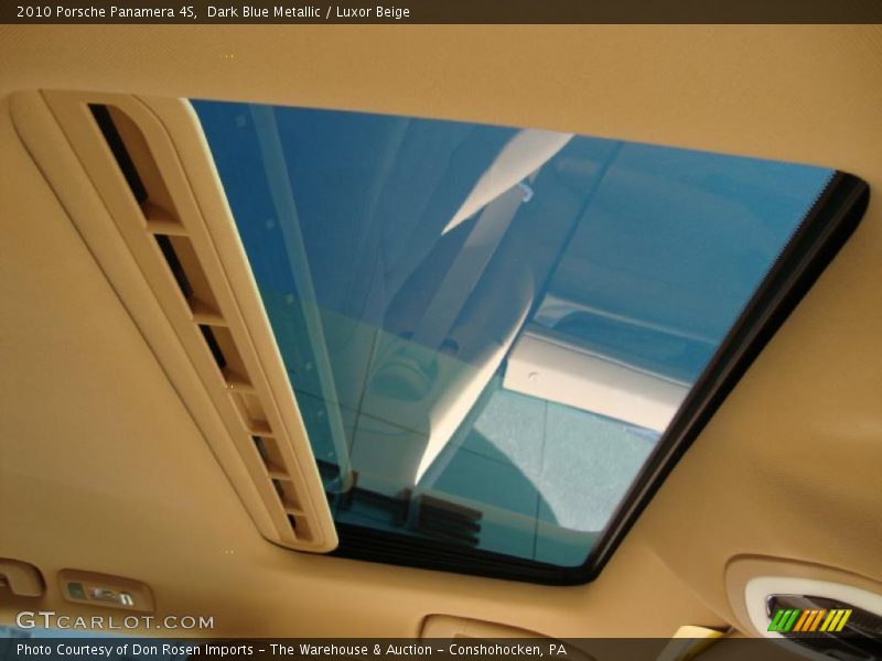 Dark Blue Metallic / Luxor Beige 2010 Porsche Panamera 4S