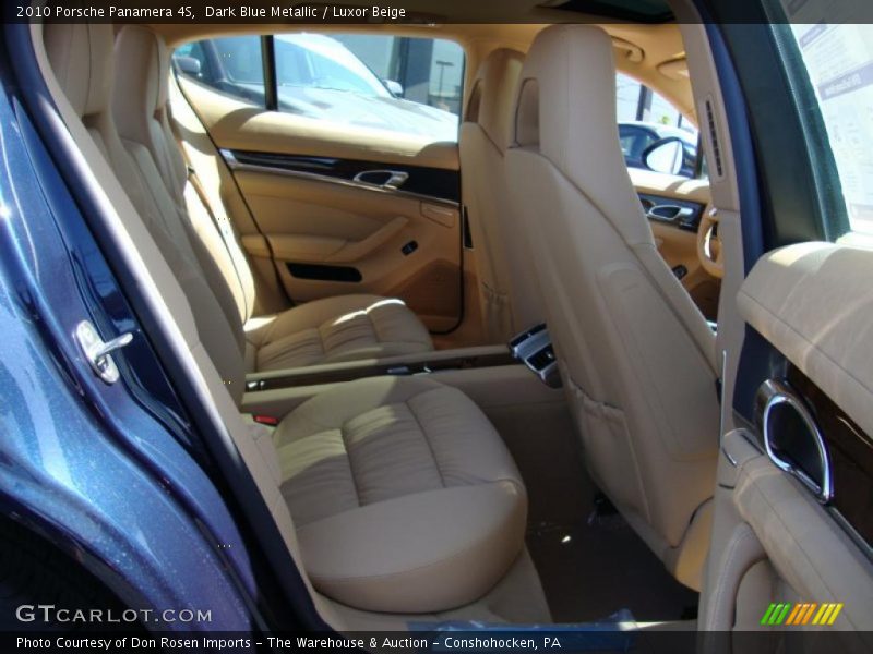 Dark Blue Metallic / Luxor Beige 2010 Porsche Panamera 4S