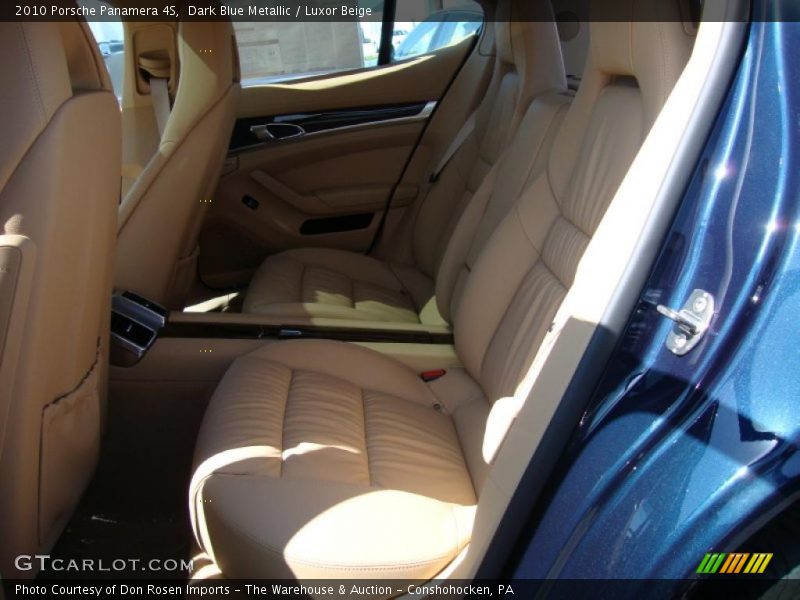 Dark Blue Metallic / Luxor Beige 2010 Porsche Panamera 4S