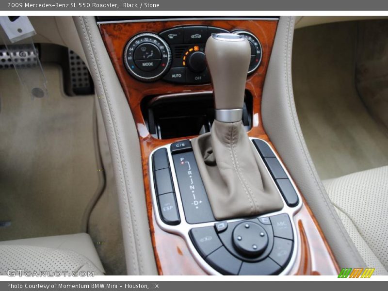 Black / Stone 2009 Mercedes-Benz SL 550 Roadster