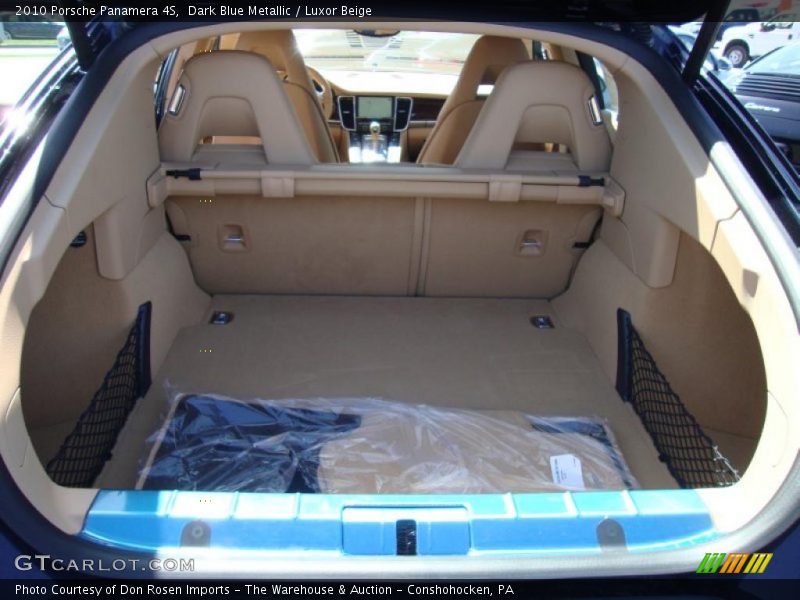 Dark Blue Metallic / Luxor Beige 2010 Porsche Panamera 4S