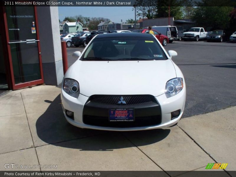 Northstar White / Dark Charcoal 2011 Mitsubishi Eclipse GS Sport Coupe