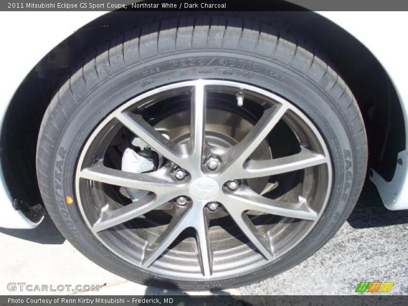 Northstar White / Dark Charcoal 2011 Mitsubishi Eclipse GS Sport Coupe