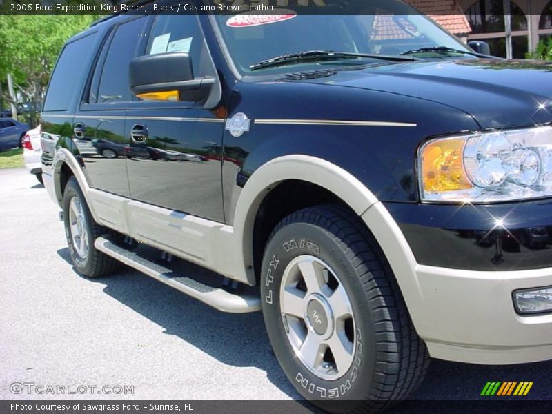 Black / Castano Brown Leather 2006 Ford Expedition King Ranch