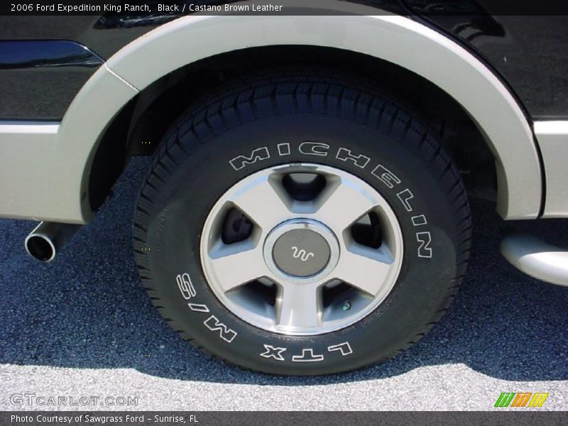 Black / Castano Brown Leather 2006 Ford Expedition King Ranch